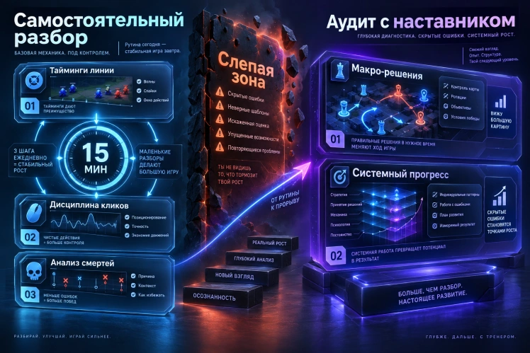 Самостоятельный анализ или работа с наставником