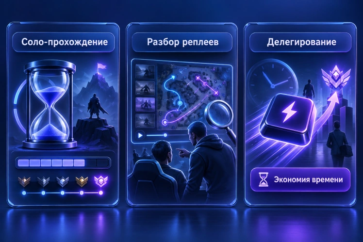 Формат прохождения: соло-игра, работа с тренером или делегирование