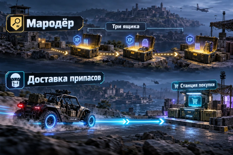 «Мародёр» и «Доставка» — основа быстрого старта