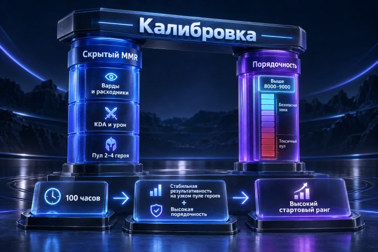 Скрытый MMR и поведение: подготовка фундамента для калибровки