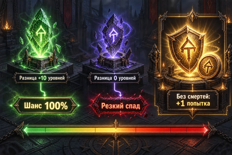 Шансы успеха и дополнительные броски