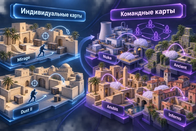 Классификация карт: открытые структуры против закрытых тактик
