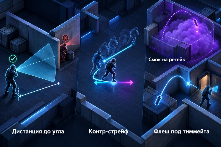 Типичные микро-ошибки: прицел, тайминги пиков и утилити