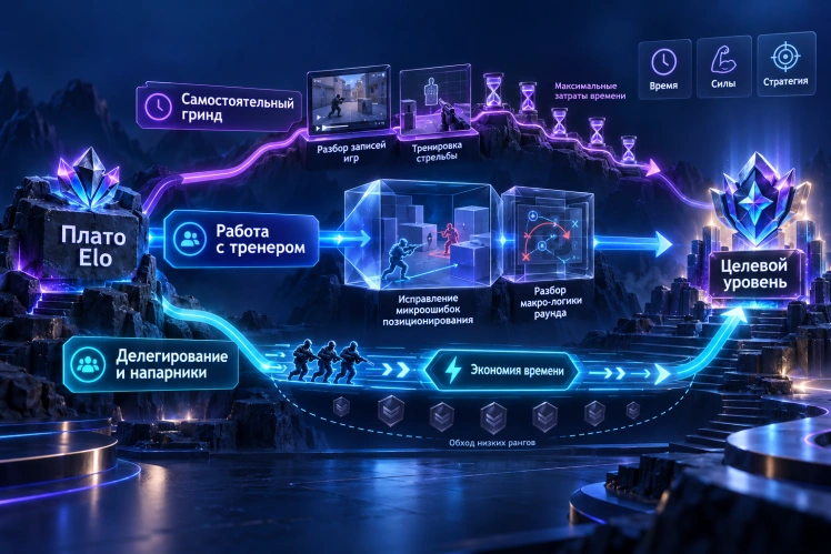 Самостоятельный гринд, работа с тренером или делегирование