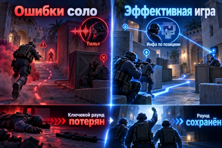 Типичные ошибки соло-игрока на низких и средних рангах