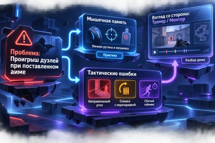 Самостоятельный разбор ошибок и работа с наставником