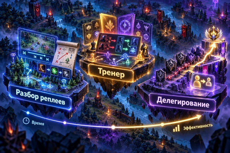 Самостоятельный разбор, тренировки и делегирование задач